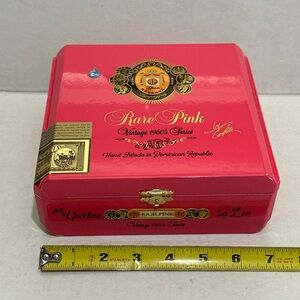 Empty Arturo Fuente Rare Pink Vintage 1960's Series cigar box.